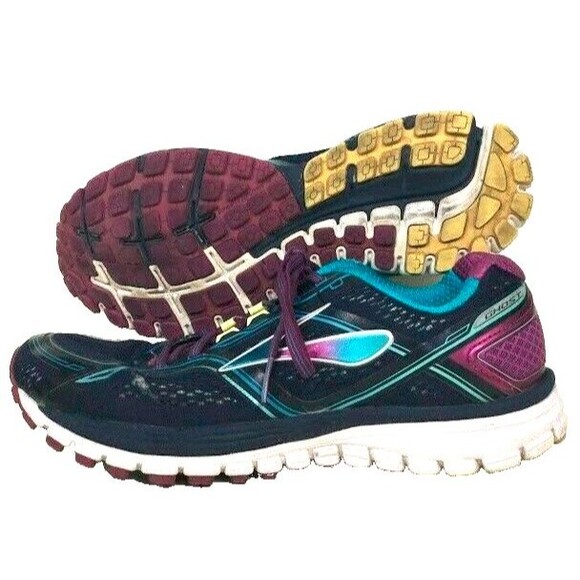 Brooks Ghost 8th Edition-Women 10.5-Navy Blue Running Jogging Shoes- 1201931B431 - Picture 1 of 12